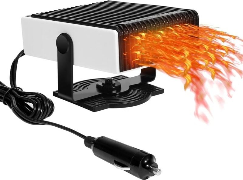 Autoheizung, 12V 150W Auto-Heizlüfter, Auto-Defroster-Defroster für Windschutzscheibe, 2-in-1-Kühl- und Heizventilator m...