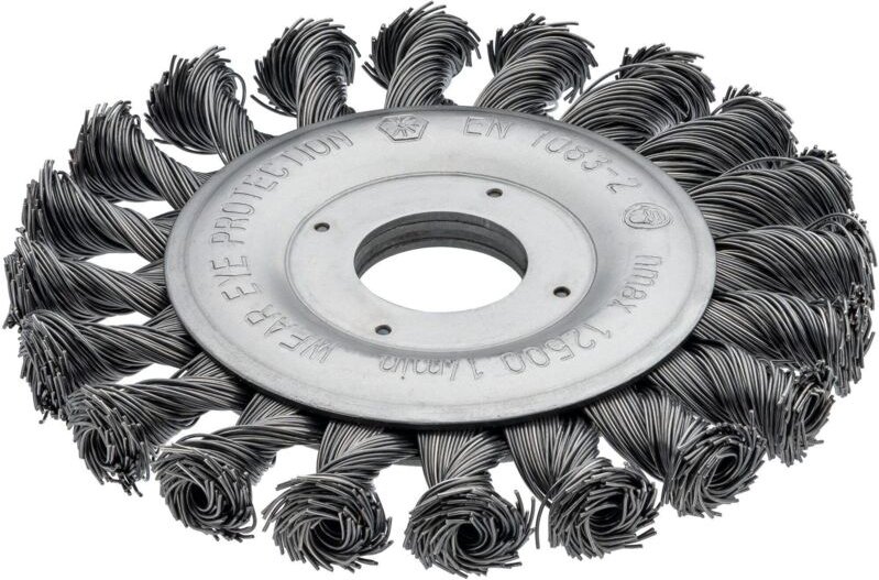 Scheibenbürste für Winkelschleifer ∙ 115 mm ∙ gezopft ∙ V6804