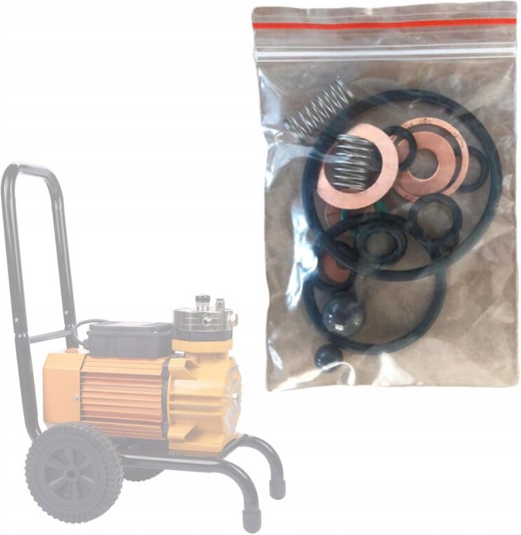 Rosfix Set Reparatursatz Membranpumpe – Dichtungen, Kugeln, Federn, Unterlegscheiben Passend für Rosfix Strong Storm & H...