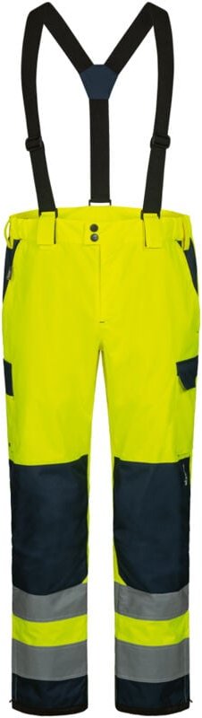 Gr .2XL (62/64) FLOKI WARNSCHUTZ-REGENHOSE gelb FLOKI HIGH VISIBILITY TROUS