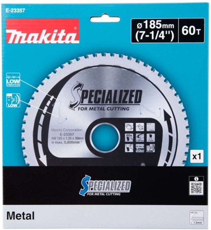 Makita E-23357 HM Metallsägeblatt 185x30x60Z