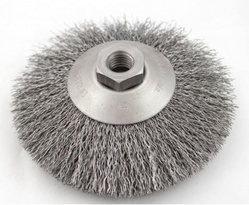 Scheiben-Winkelbürste, Stahldraht M-14, FI100MM - SZ TK 100