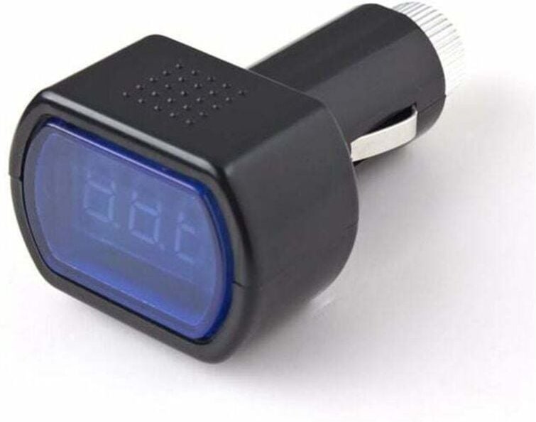 12 V Digitalanzeige LED Auto Fahrzeug Zigarettenanzünder Voltmeter Spannung Batterieleistung Tester Elektrische Anzeige ...