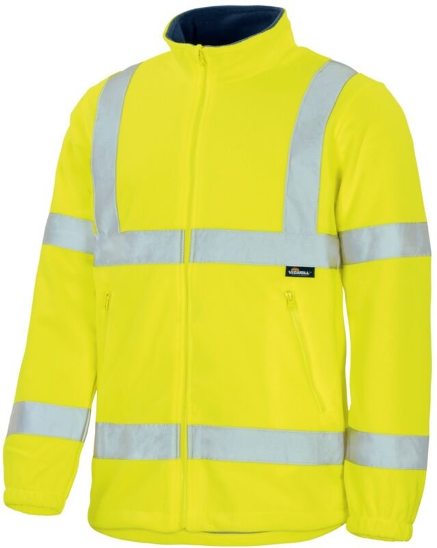 Triuso Vizwell Warnschutz-Polar-Fleecejacke VWFC13 Gr. XL leuchtgelb
