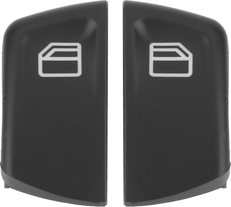 Eosnow 2 Stück Auto-Fensterschalter-Knopfabdeckungen für Mercedes Vito Viano W639 Sprinter II 906 2003-2013 807624374022