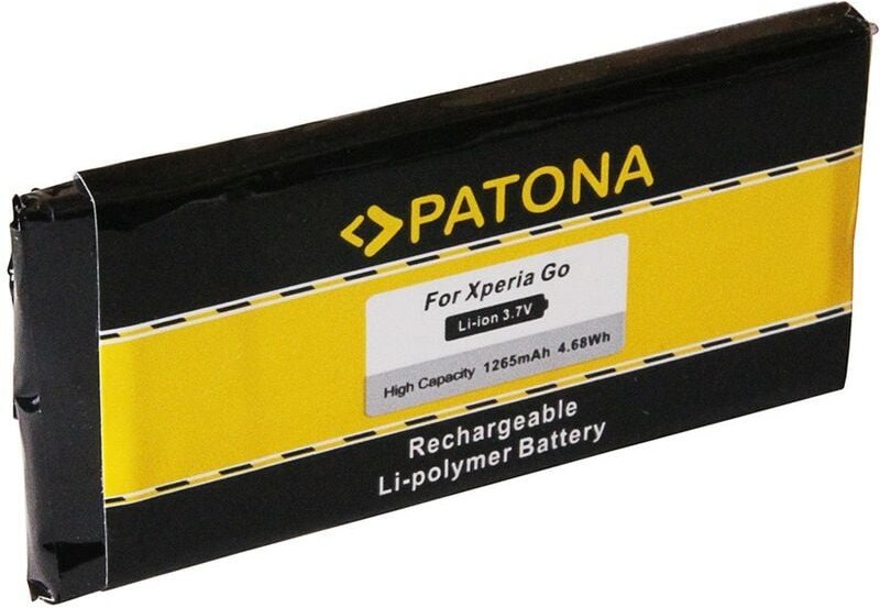 Patona - Akku kompatibel Sony Ericsson Xperia Go ST27a ST27i - 3,7V 1,2Ah