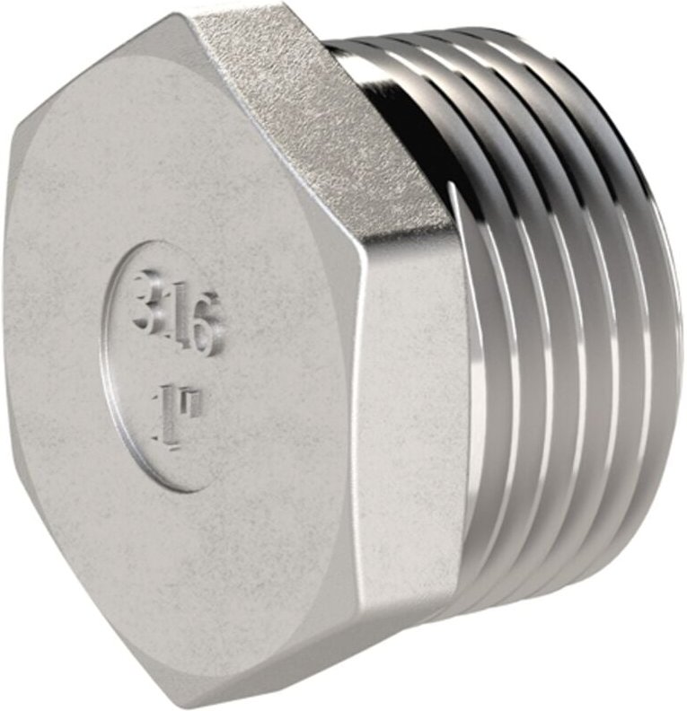Verschlussstopfen, Sechskant, g 1, ag, sw 36, es 1.4408 - Riegler