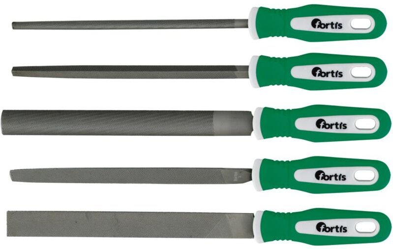 Werkstatt-Feilen-Satz 5tlg. 200mm H2 FORTIS