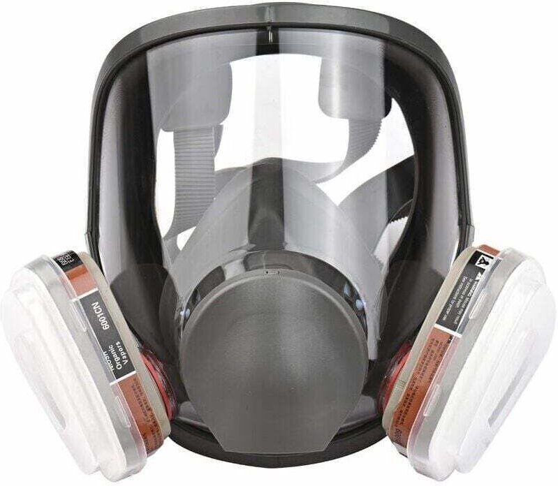 Wiederverwendbare 16-in-1-Vollgesichtsmaske gegen organische Dämpfe zum Lackieren, Polieren, Schweißen und für andere Sc...