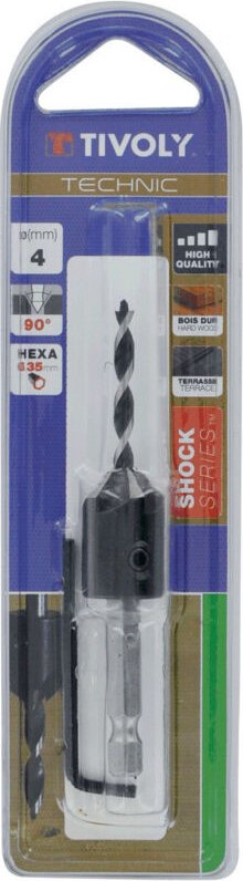 Docht und Fräser 90° 4