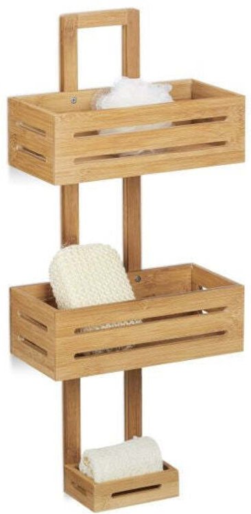 Hangender duschkorb aus bambus 8842945