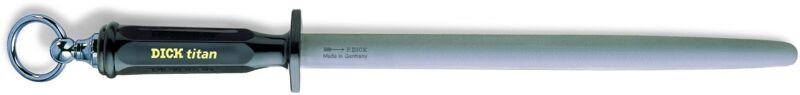 F.dick - Dick Wetzstahl Titan dickoron Messerschärfer 30 cm, Kunststoffgriff, Abziehstahl