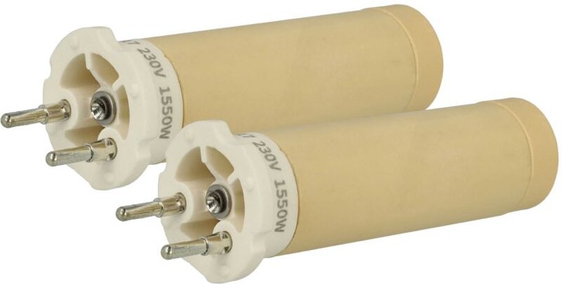 vhbw 2x Heizelement kompatibel mit Leister Triac AT, ST Easyfloor, ST Heißluftschweißpistole - 1550 W, Keramik Heizkern,...