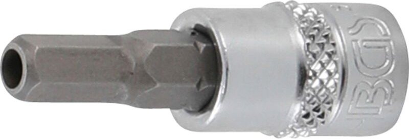 BGS Bit-Einsatz Antrieb Innenvierkant 6,3 mm (1/4") Innensechskant mit Bohrung 5,5 mm - 5156-5-5