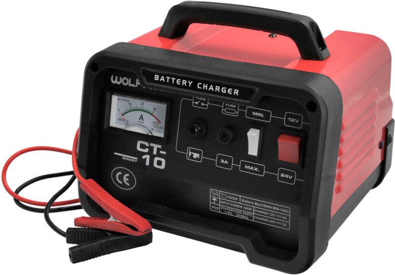 Automatisches 12/24V 10-100Ah (6A) Auto-Starterbatterieladegerät