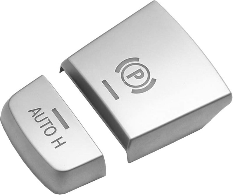 Tlily - abs Chrom Elektronische Handbremse P-Knopf Dekorationsabdeckung für F10 F07 F01 X3 F25 X4 F26 F11 F06 X5 F15 X6 ...