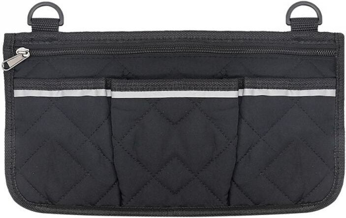 BEBUSINGOTO Rollstuhl-Aufbewahrungstasche mit Taschen, seitliche Aufbewahrungstasche für Rollstühle, universelle wasserd...