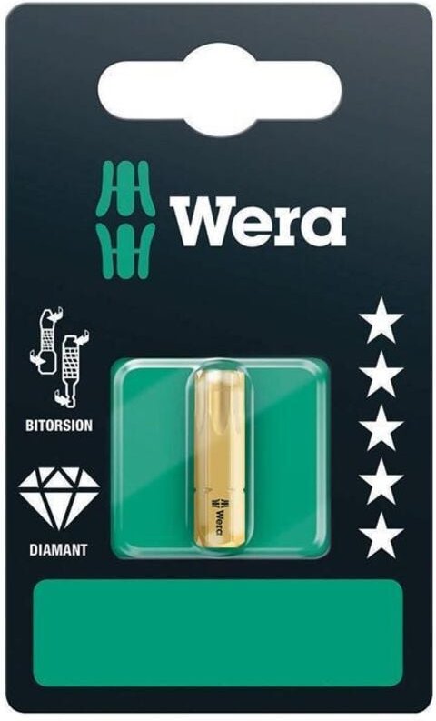 Bit torx 40 L.25mm 1/4 Zoll 6KT C6,3 BiTors.diamantb. Karte m.1 St. 867/1 bdc sb