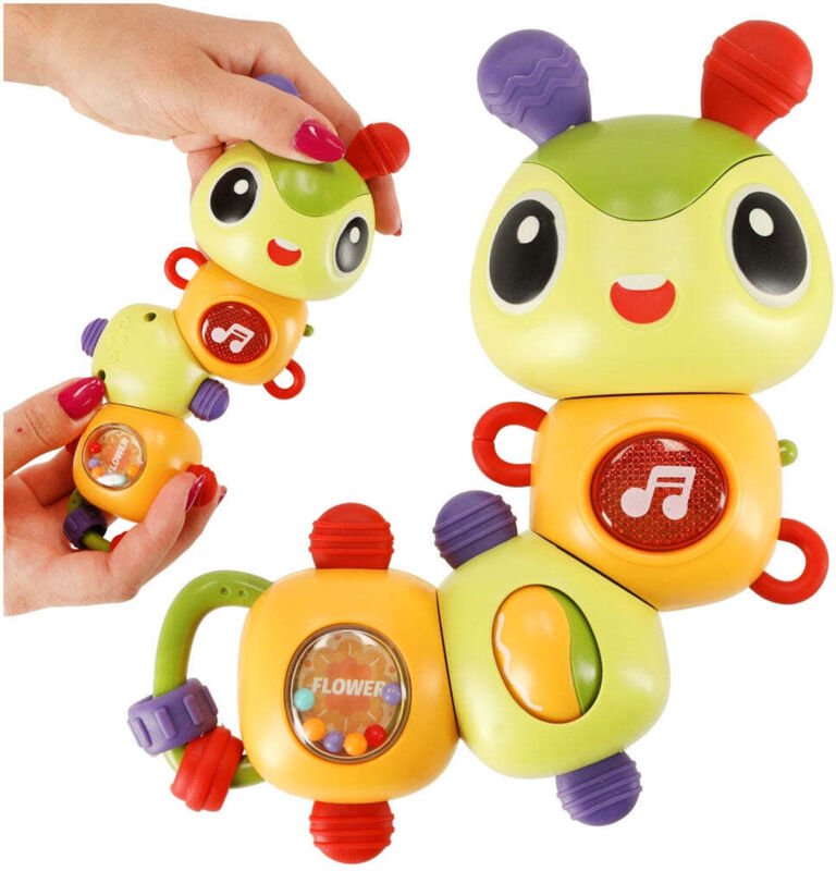 Elektronische raupen musikspielzeuglichter