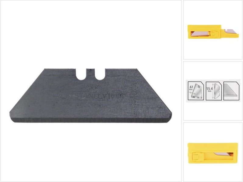 Trapezklingen 1992 ungelocht rund 10 Stück ( 2-11-987 ) - Stanley