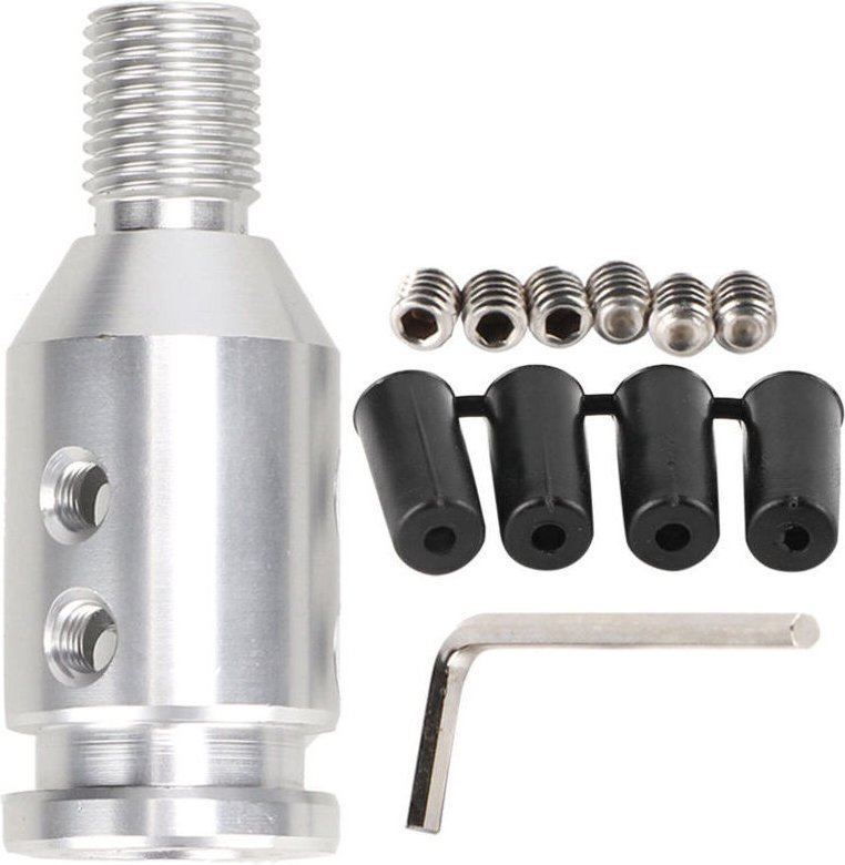 12x1,25 Schaltknaufadapter für Schalthebel ohne Gewinde: Universelles Kfz-Teil aus Aluminium, verschiedene Farboptionen ...