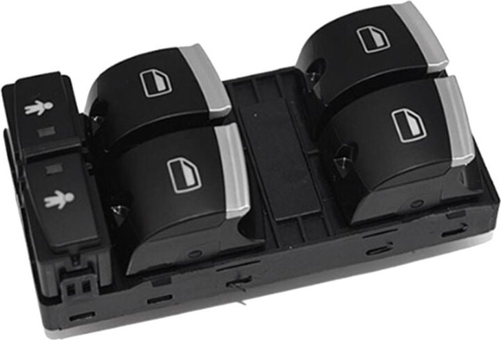 Tlily - Auto Fensterheber Schalter Elektrische Steuerung Fensterheber Taste für Audi A6 S6 Q7 A3 S3 RS6 4F0959851J