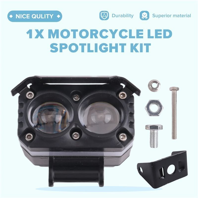 Motorrad-LED-Scheinwerfer, Fern-/Abblendlicht, Nebelscheinwerfer für Auto, LKW, SUV, UTV, 12 V, -Linsen-Scheinwerfer, Fa...