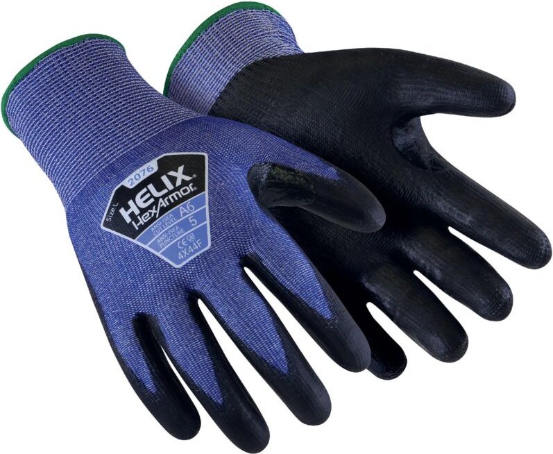 HexArmor Schutzhandschuh Helix® 2076 blau Gr. 5