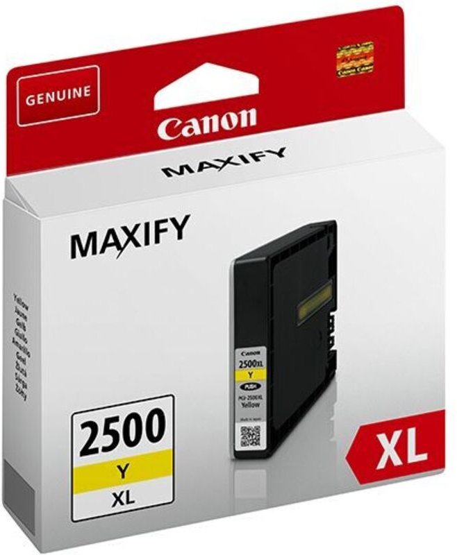 Tintenpatrone Originalzubehör PGI-2500XL y ca. 1.200 Seiten gelb 19,3ml