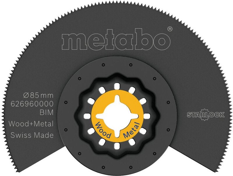 Metabo - Segmentsägeblatt, Holz und Metall, BiM, Ø85 mm (626960000)