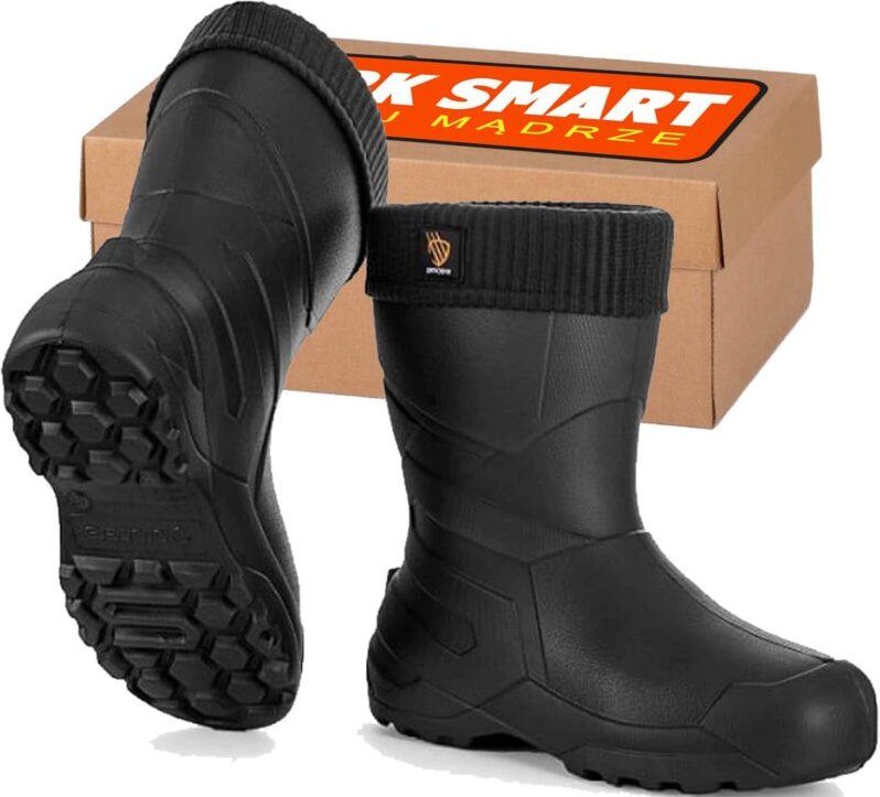 Herren Gummistiefel Eva Falcon Schwarz 44