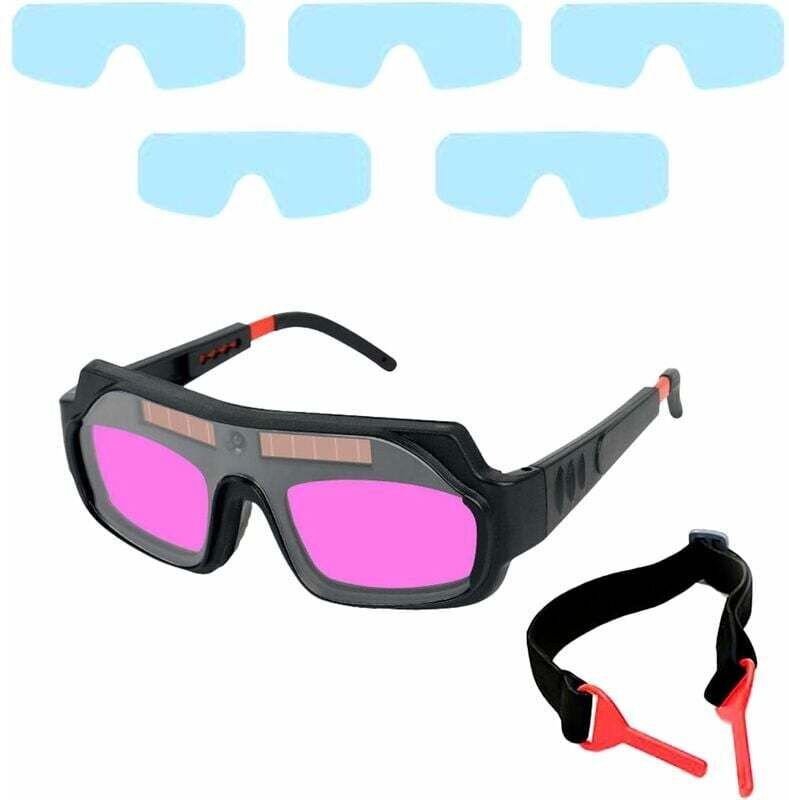 Schweißbrille, Schweißbrille zum Schutz, automatische Verdunkelung, Blendschutzbrille, Schweißbrille zum Schweißen im Fr...