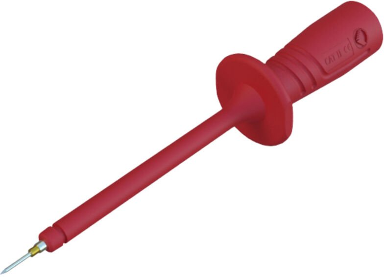 Sks Hirschmann - pruef 2610 ft rt Sicherheits-Prüfspitze Steckanschluss 4 mm cat ii 1000 v Rot 1 St.