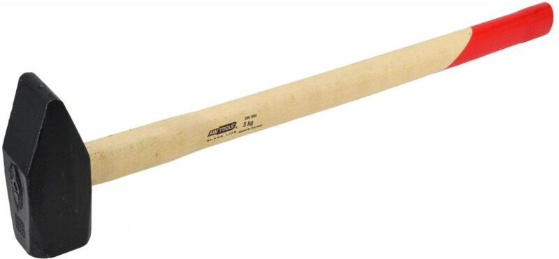 AWTOOLS Schmiedehammer 5,0 kg Holzgriff Black Line