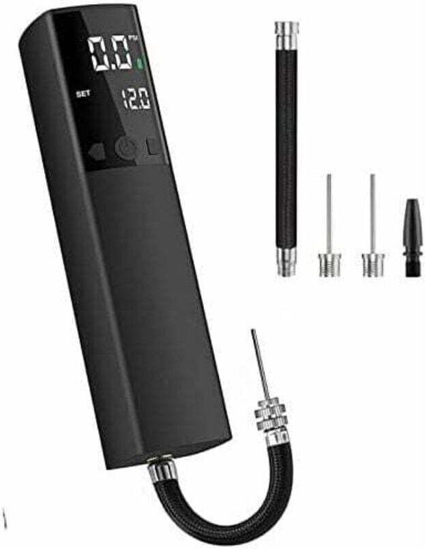 Elektrische Ballpumpe, intelligente Luftpumpe, tragbar, schnelles Aufpumpen mit präzisem Manometer und digitalem LCD-Dis...
