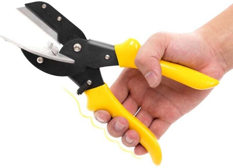 Ciseaux À Angle Réglable 45 135 Degrés Verrouillage Sécurité Avec 10 Lames De Rechange Outil De Coupe