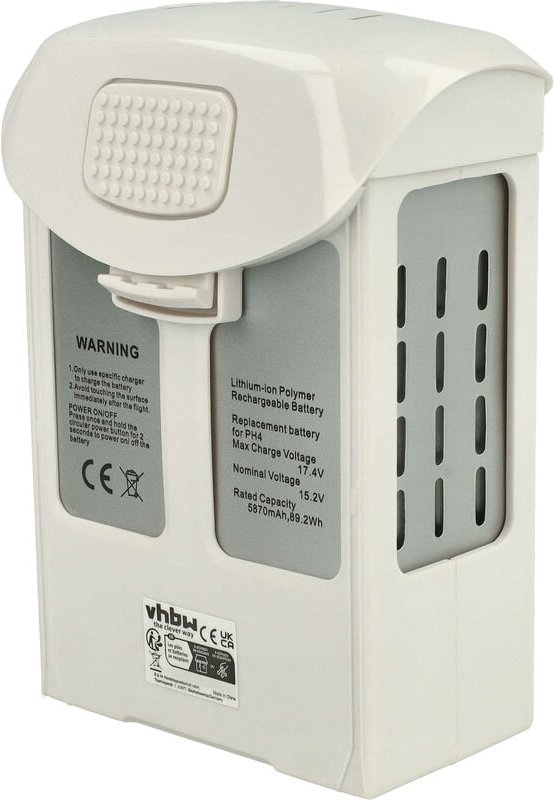 Akku kompatibel mit dji Phantom 4 Advanced, 4 Pro Obsidian, 4 Plus, 4 Pro Plus Drohne Multicopter Quadrocopter (5870 mAh...