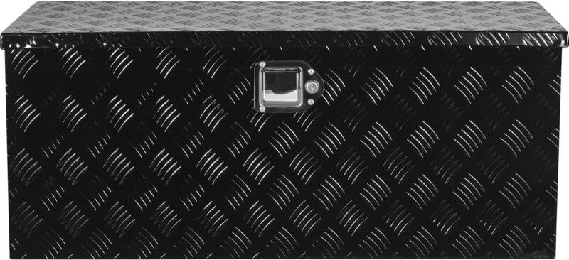 Mophorn Werkzeugkasten aus Aluminium für Ladeflächen, geriffelte Werkzeugkiste (899 x 370 x 370 mm) mit seitlichem Griff...