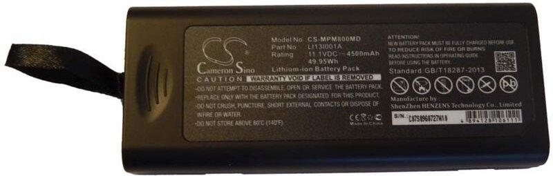 Vhbw - Akku Ersatz für Mindray LI13I001A für Medizintechnik (4500mAh, 11,1V, Li-Ion)
