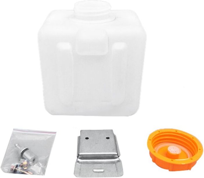 2,5 L Luft-Standheizung, Kraftstofftank, Quadratischer ÖLspeicher mit Abdeckung für Auto, , Wohnwagen, HeizöLtank