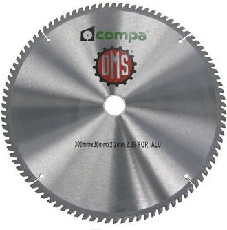 Aluminiumscheibe, 300 mm, 96 Zähne Compa 430096
