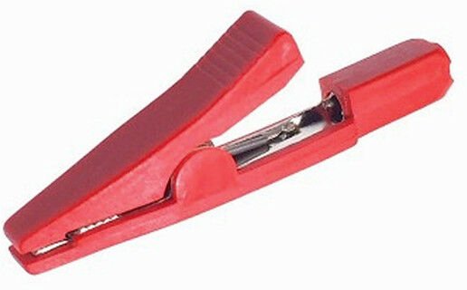 Isolierte Krokodilklemme mit 2mm Bananenstecker 2mm ROT
