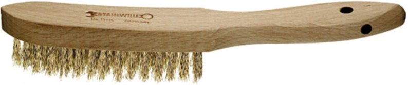Messingdrahtbürste L.280mm - Stahlwille