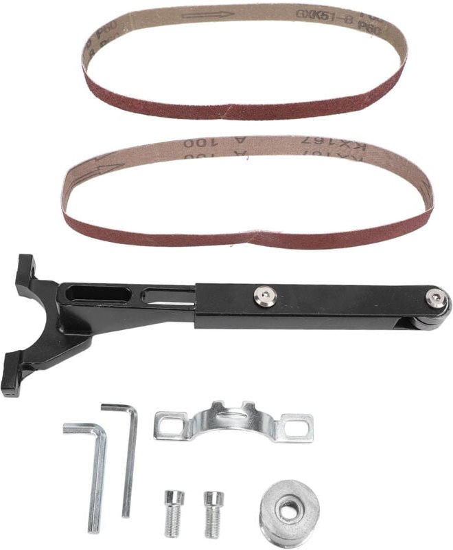 Bandschleiferadapter für 100–125-mm-Winkelschleifer, Typ M10–M14, Schleifzubehör, Rohrpolieradapter-Set, professionelle ...