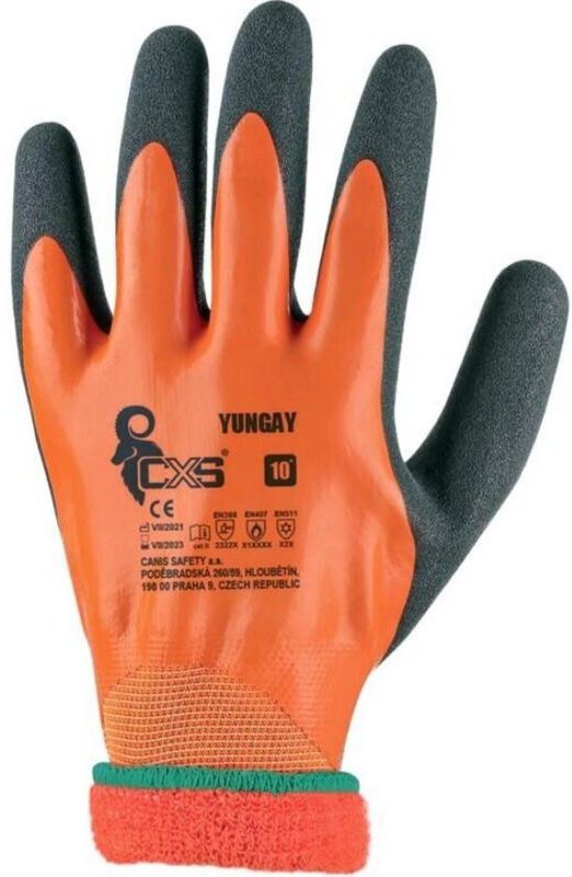Beschichtete, Isolierte Handschuhe Cxs Yungay 10 - 12 Paare - Rek Cx5 3224