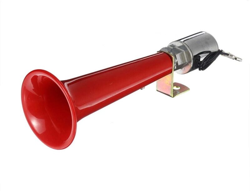 12/24V 600DB Super Zug Horn für Lkw SUV Auto Boot Motorräder Elektrische Rote Air Horn