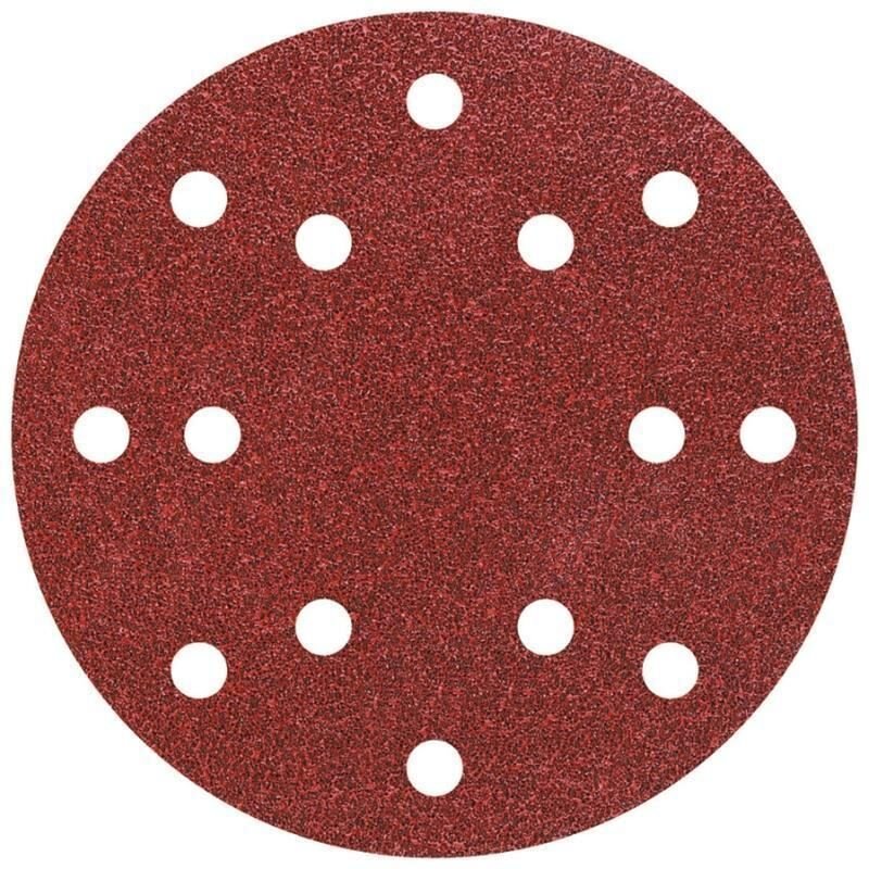 Haftschleifscheiben-Set 150 mm K40 K80 K120 10 Stück für Exzenterschleifer - Wolfcraft