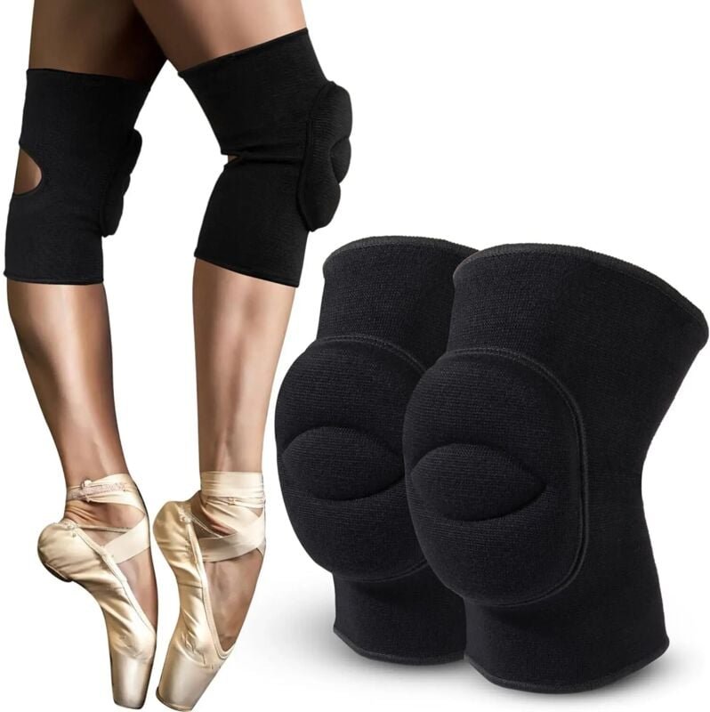 Genouillères de danse, volley-ball, mousse de 20 mm d'épaisseur, protection contre les chocs, protections pour le yoga, ...