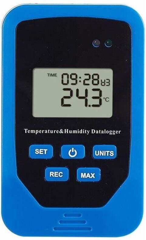 Temperatur- und Feuchtigkeitsbereichsrekorder für Lagerhallen. Schalter für Innentemperatur und -feuchtigkeit. Hochwerti...