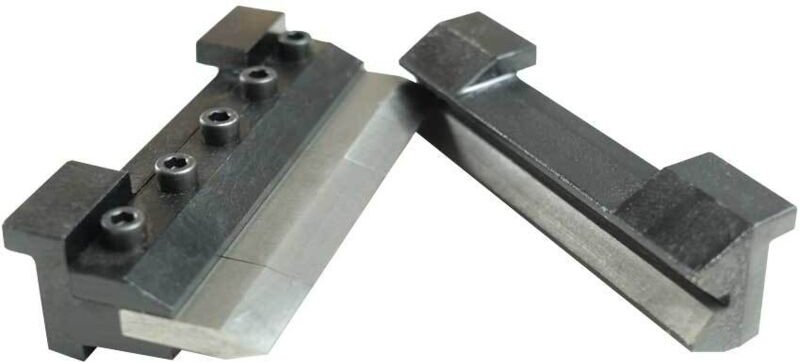 Paar magnetische Blechbiegezangen x Schraubstock 150 mm x Schraubstock